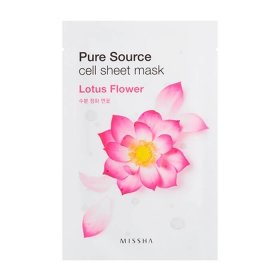 Тканевая маска Missha Pure Source Cell Sheet Mask - Lotus Flower