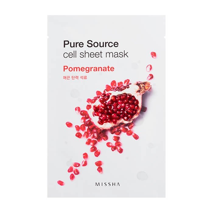 Тканевая маска Missha Pure Source Cell Sheet Mask - Pomegranate