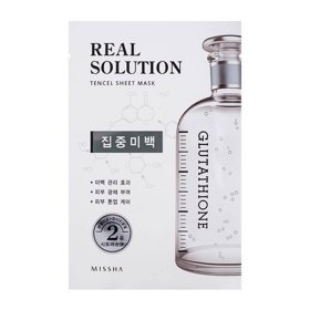 Тканевая маска Missha Real Solution Tencel Essential Sheet Mask - Glutathione