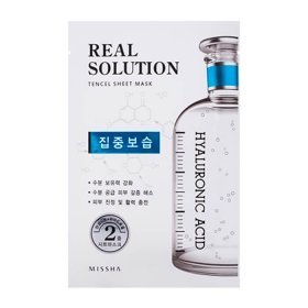 Тканевая маска Missha Real Solution Tencel Essential Sheet Mask - Hyaluronic Acid