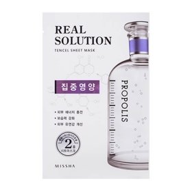 Тканевая маска Missha Real Solution Tencel Essential Sheet Mask - Propolis