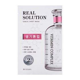 Тканевая маска Missha Real Solution Tencel Essential Sheet Mask - Vitamin Complex
