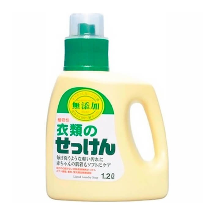 Жидкое мыло для стирки Miyoshi Additive Free Laundry Liquid Soap (For Cotton)