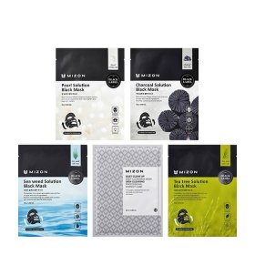 Набор тканевых масок Mizon Black Mask Pack (5 шт.)