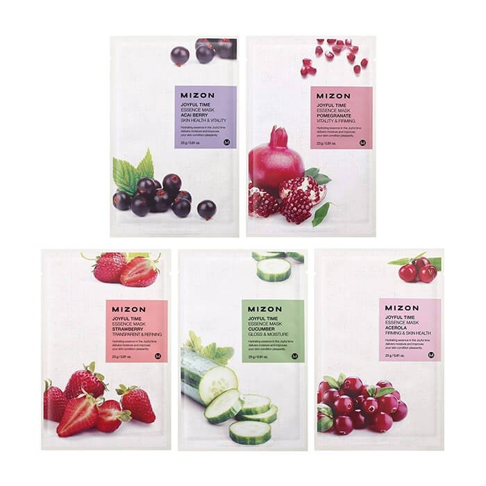 Набор тканевых масок Mizon Joyful Time Essence Mask Set #1 (5 шт.)