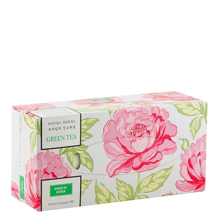 Салфетки для лица Monalisa Bellagio Green Tea Facial Tissue 150 шт