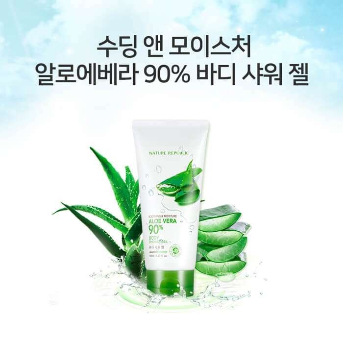 Гель для душа Nature Republic Soothing & Moisture Aloe Vera 90% Body Shower Gel
