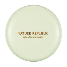 Компактная пудра Nature Republic Botanical Green Tea Pore Pact