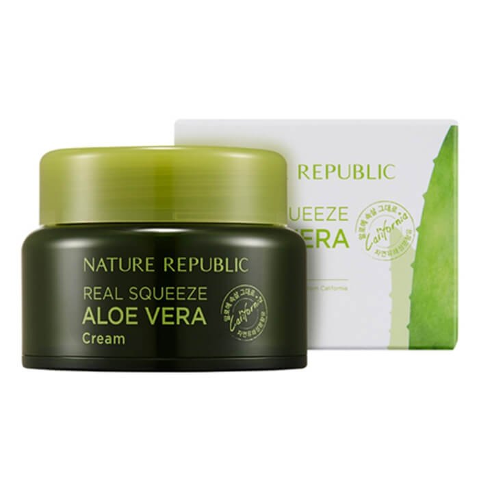 Крем для лица Nature Republic Real Squeeze Aloe Vera Cream