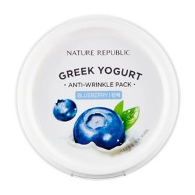 Маска для лица Nature Republic Greek Yogurt Anti-Wrinkle Pack Blueberry