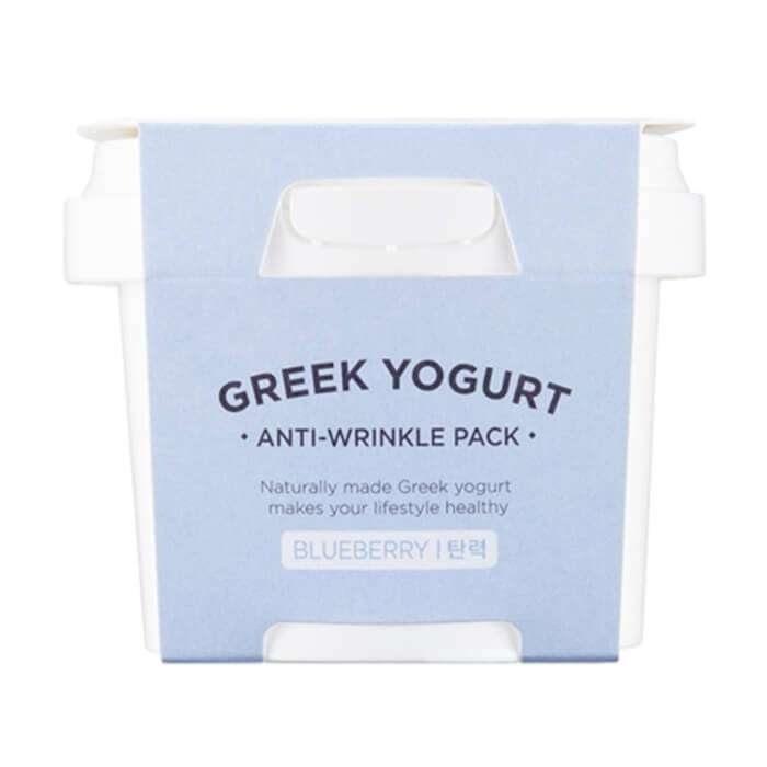Маска для лица Nature Republic Greek Yogurt Anti-Wrinkle Pack Blueberry