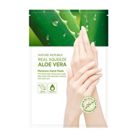 Маска для рук Nature Republic Real Squeeze Aloe Vera Moisture Hand Mask