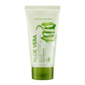 Очищающая гель-пенка Nature Republic Soothing & Moisture Aloe Vera Cleansing Gel Foam