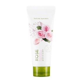 Очищающая пенка Nature Republic Real Nature Rose Foam Cleanser