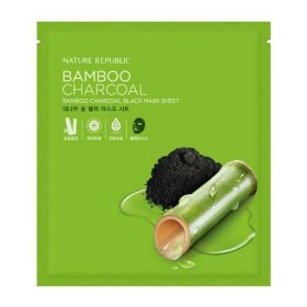 Тканевая маска Nature Republic Bamboo Charcoal Black Mask Sheet