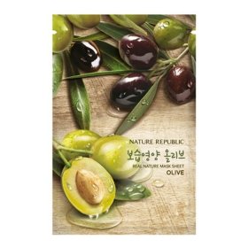 Тканевая маска Nature Republic Real Nature Mask Sheet Olive