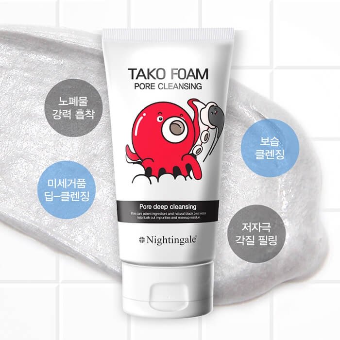 Пенка для умывания Nightingale Tako Foam Pore Cleansing