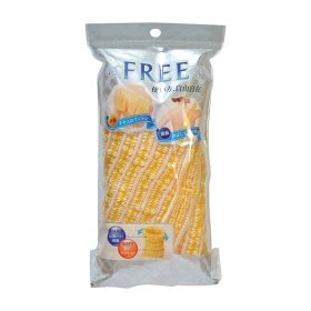 Мочалка для душа ОН:Е Free Body Towel (оранжевая, мягкая/жёсткая)