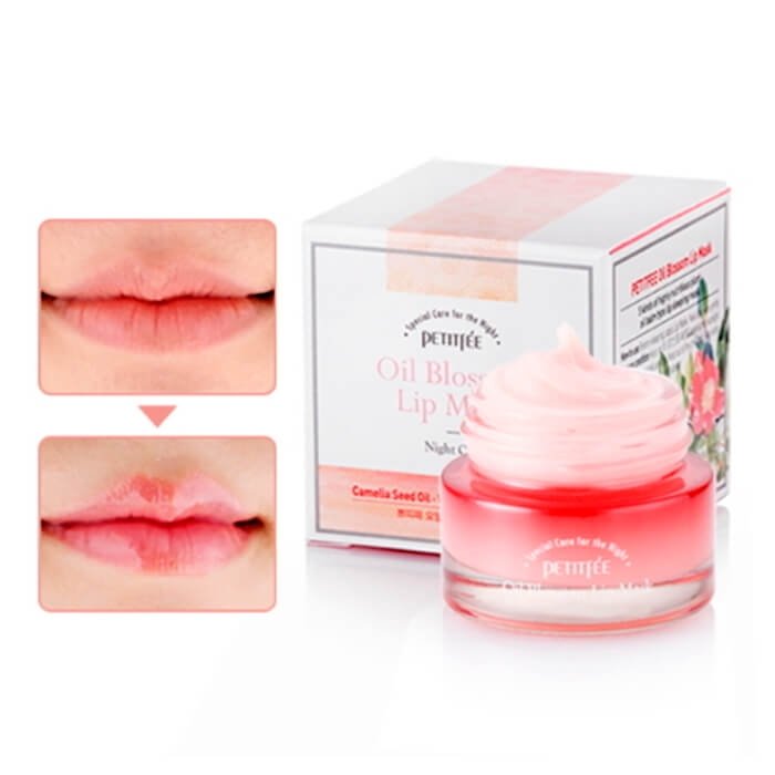 Маска для губ Petitfee Oil Blossom Lip Mask - Camellia Seed Oil