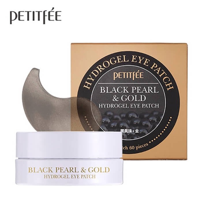 Патчи для глаз Petitfee Black Pearl & Gold Hydrogel Eye Patch