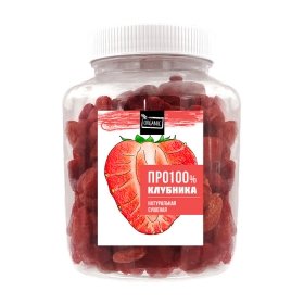 Клубника сушеная ПРО100 ФРУКТЫ (1000 г)