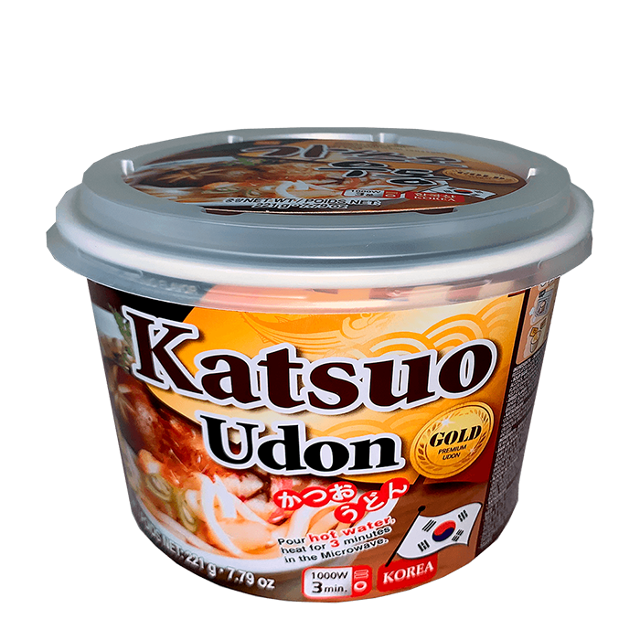 Пшеничная лапша Samjin Wang Katsuo Flavor Udon (в чашке)