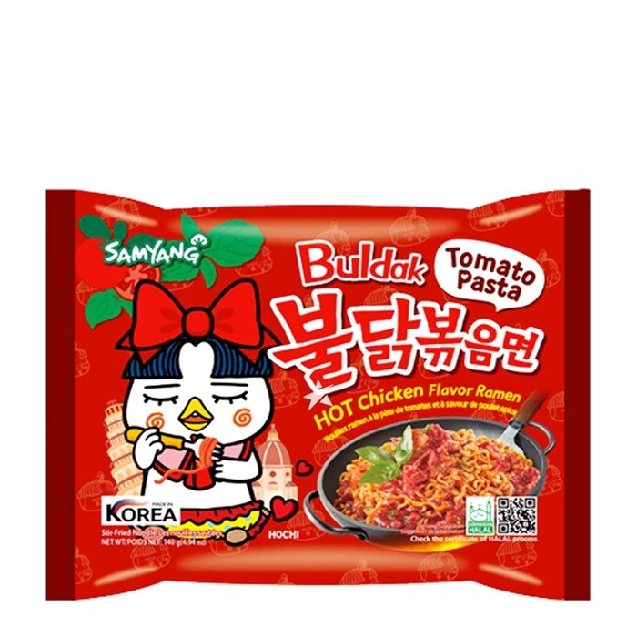 Лапша быстрого приготовления Samyang Hot Chicken Flavor Tomato Paste
