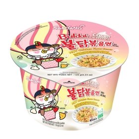 Лапша быстрого приготовления Samyang Hot Chicken Flavor Ramen Cream Carbonara (120 г)