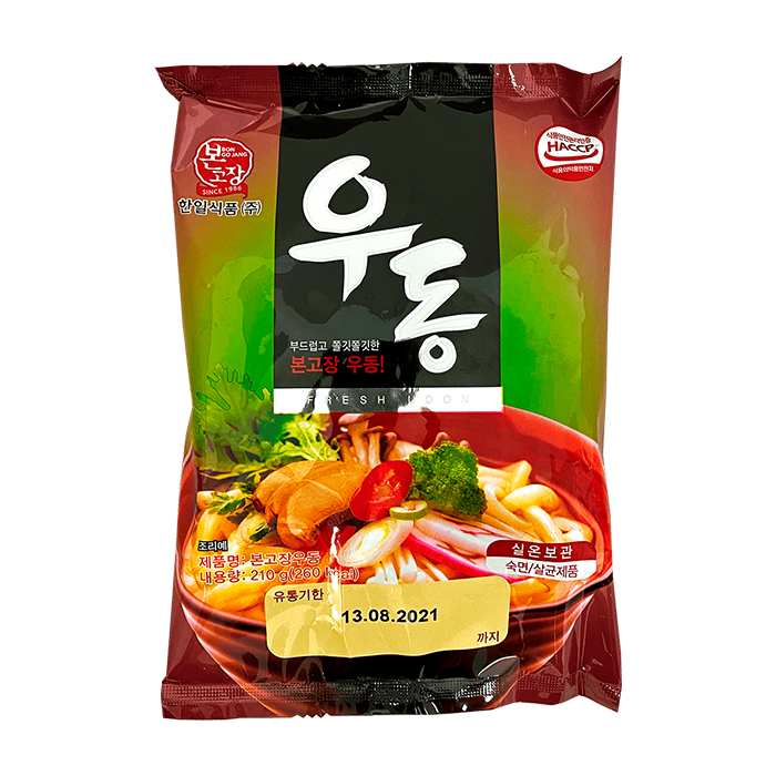 Пшеничная лапша Wang Korea Mild Flavor Fresh Udon