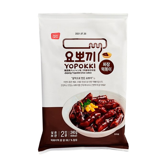 Рисовые клёцки токпокки Young Poong Jjajang Topokki (240 г в пачке)