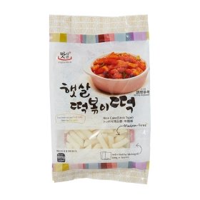 Рисовые клёцки токпокки Matamun Tteokbokki Rice Cake Sticks (600 г в пачке)