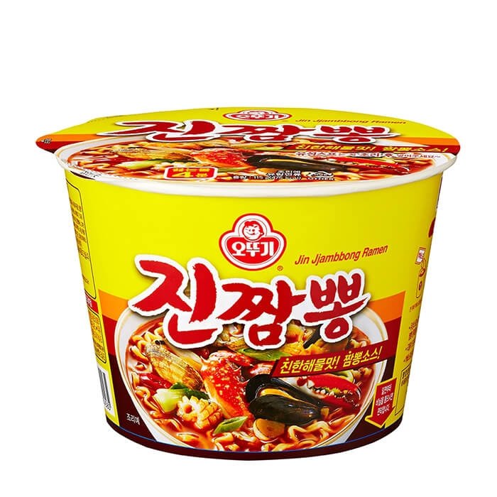 Лапша быстрого приготовления Ottogi Jin Jjambbong Ramen