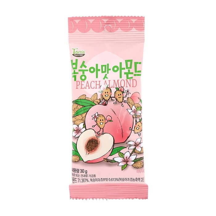 Миндаль обжаренный Kukje Tom's Farm Peach Almond