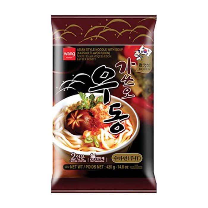 Пшеничная лапша Samjin Wang Katsuo Flavor Udon