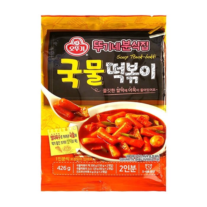 Рисовые клёцки токпокки Ottogi Soup Tteok-bokki (2 порции)