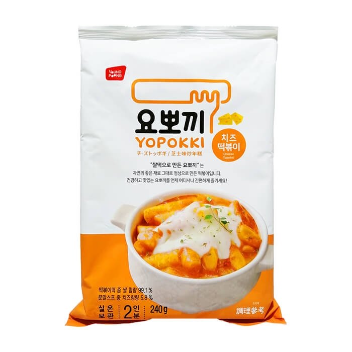 Рисовые клёцки токпокки Young Poong Cheese Topokki (240 г)