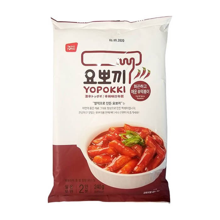 Рисовые клёцки токпокки Young Poong Hot & Spicy Topokki (240 г)