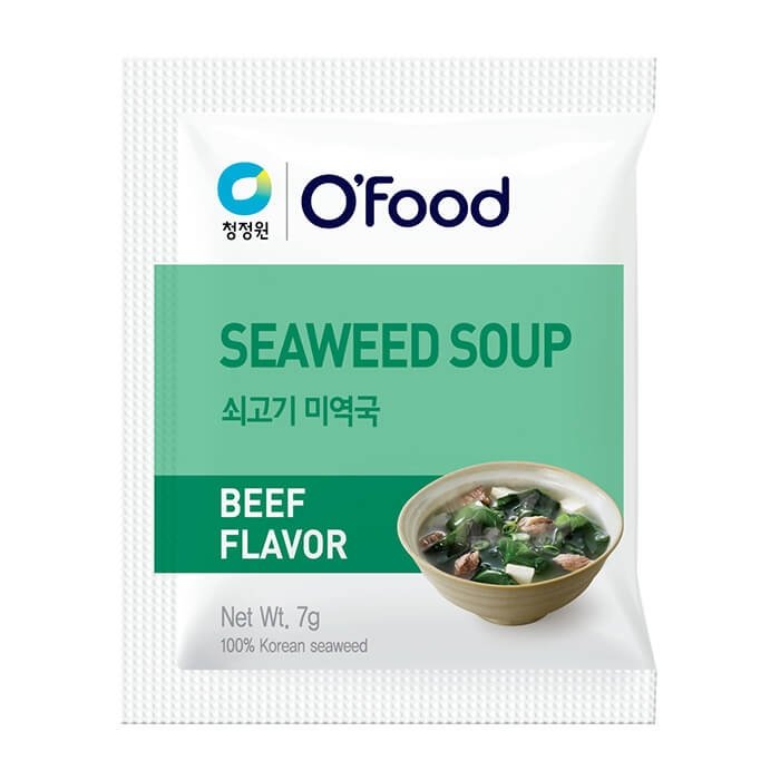Суп быстрого приготовления Daesang Seaweed Soup Beef Flavor (12 пакетиков)