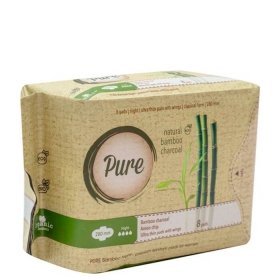 Гигиенические прокладки Pure Bamboo Night (28 см)