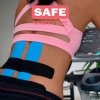Кинезио тейп для тела SAFESPOT Kinesiology Body Tape Menthol (5см*5м)