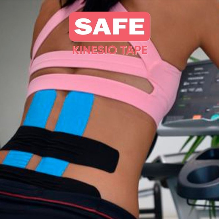 Кинезио тейп для тела SAFESPOT Kinesiology Body Tape Synthetic (5см*5м)