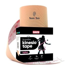 Кинезио тейп для тела SAFESPOT Kinesiology Body Tape Nylon (5см*5м)