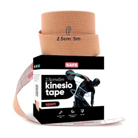 Кинезио тейп для тела SAFESPOT Kinesiology Body Tape Sport (2,5см*5м*2 шт.)