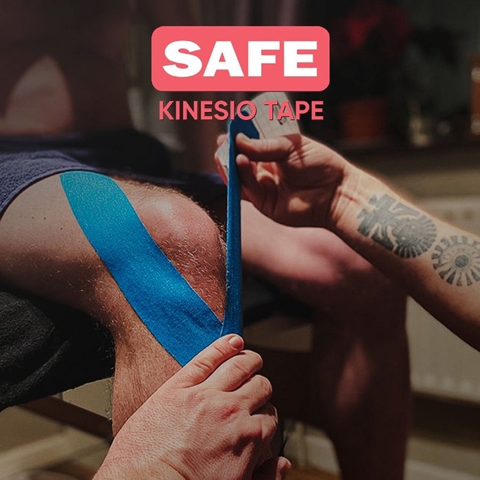Кинезио тейп для тела SAFESPOT Kinesiology Body Tape Nylon (5см*5м)