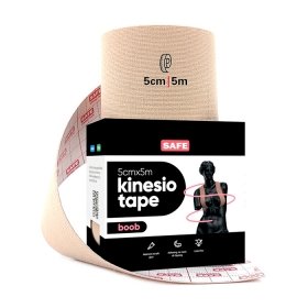 Кинезио тейп для груди SAFESPOT Kinesiology Boob Tape (5см*5м)