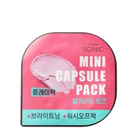 Маска для лица Scinic Mini Capsule Pack Bulgarian Rose Wash Off