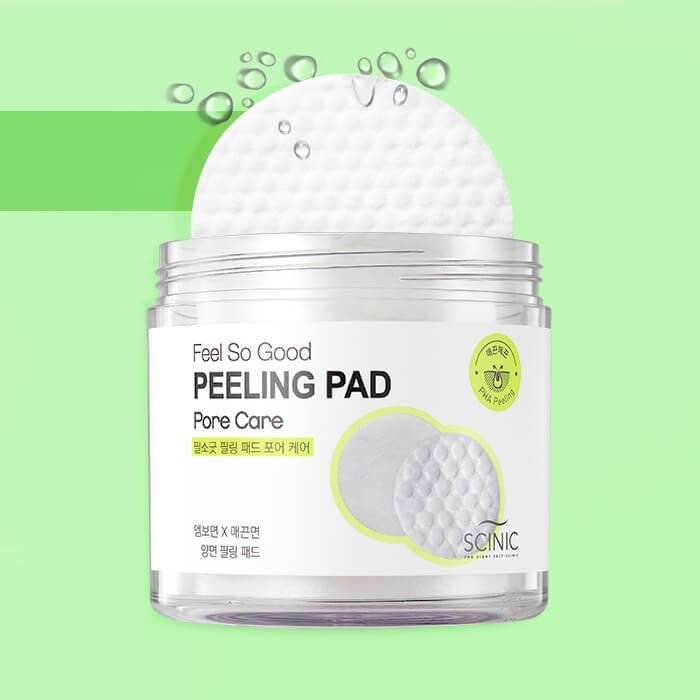 Очищающие диски Scinic Feel So Good Peeling Pad Pore Care