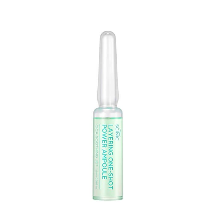 Сыворотка для лица Scinic Layering One-Shot Power Ampoule Cica Soothing Jet