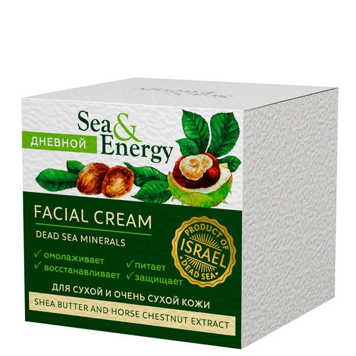 Крем для лица Sea & Energy Facial Cream - Shea Butter & Horse Chestnut