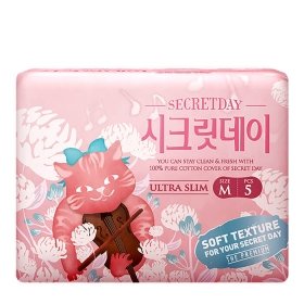 Гигиенические прокладки Secret Day Ultra Slim Medium 24,5 см (5 шт)
